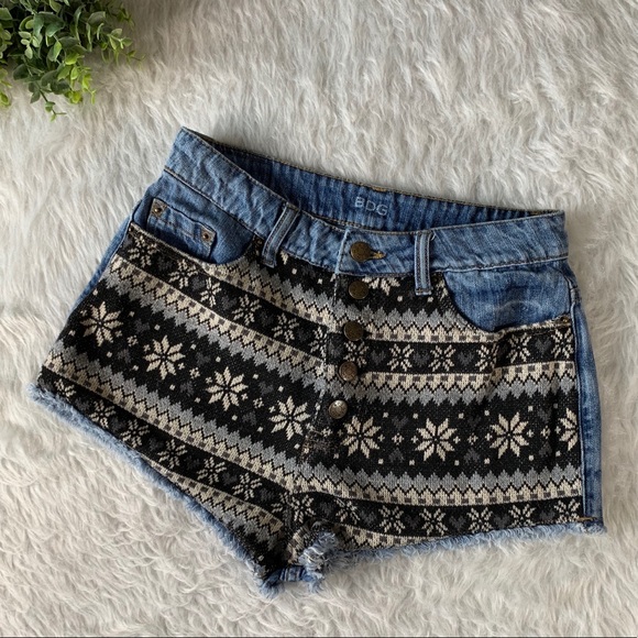 Urban Outfitters Pants - UO BDG High Rise Dree Cheeky Sweater Shorts